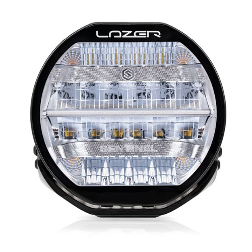 Lazer Lamps Sentinel Chrome 9" LED Driving Light With Position Light PN: 0S9-PL-CHR-SM